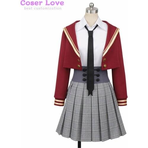 Zombie Land Saga Minamoto Sakura Cosplay Costume Halloween Party Clothing