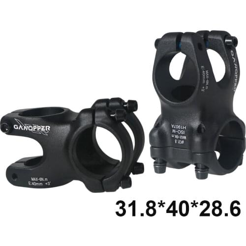 Ultra-light 31.8*40mm Aluminum Alloy Bicycle Stem Downhill BMX DH AM XC MTB Mountain Road Bike Handlebar stem Riser Short Handle