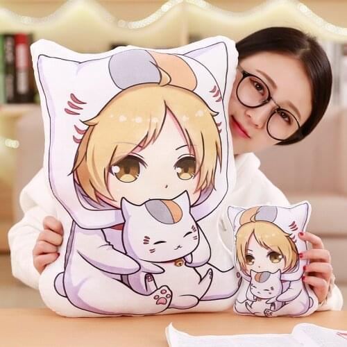 Kawaii Plush Toys Natsumes Book Of Friends Anime Natsume Yuujinchou Nyanko Sensei Cat Pillow Stuffed Doll Toys For Childrens
