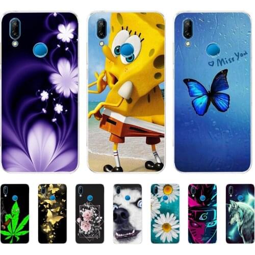 Soft Case For Silicone Back Cover For Cute Phone Cases Cover Bumper for Huawei Nova 2i 3 3i P8 P9 P10 Lite 2017 case