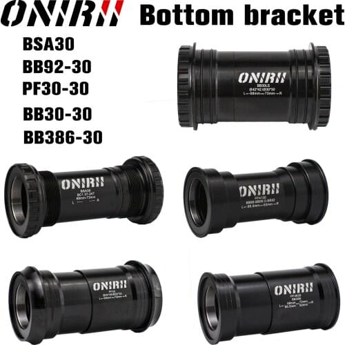 ONIRII BB30 Bicycles Bottom Bracket 30 mm BB Bearing for Road MTB Bike BSA30 BB86 92 PF4130 PF30 BB30 BB386 SRAM Rotor Crank New