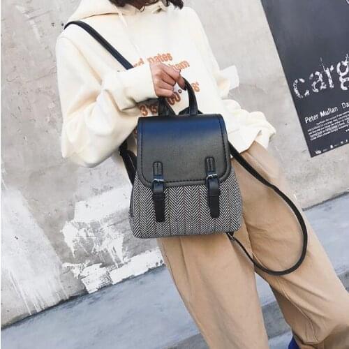 2021 New womens bag Korean fashion student bag leisure school style bag fashion personality Versatile