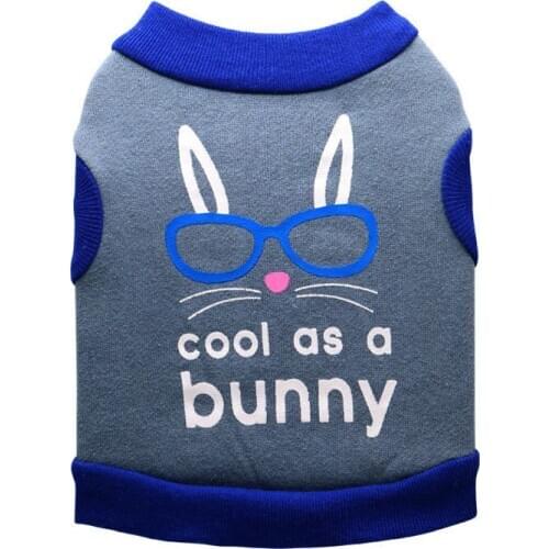 Pet Clothing Pet Supplies Catch Flannelette "rabbit" Small Dog Dog Vest Wholesale New Autumn and Winter