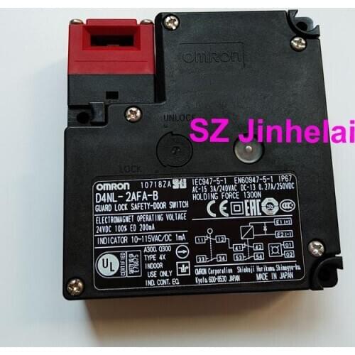 OMRON D4NL-2AFA-B Authentic original Guard lock safety-door switch