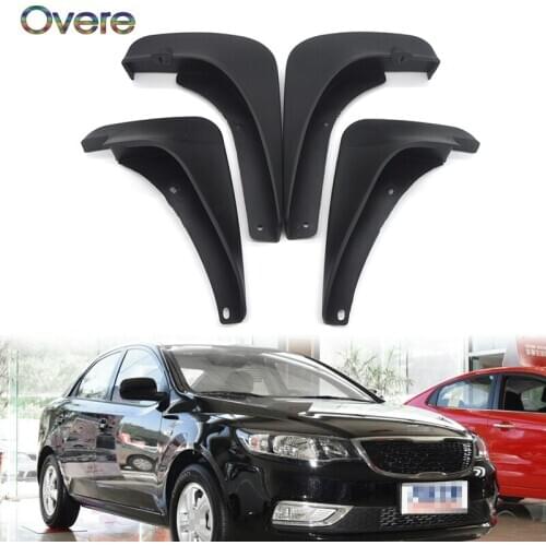 OVERE Car Front Rear Mudguards For 2014 2015 2016 KIA Forte Cerato Hatchback Car-styling Mudflap Accessories Fender 1Set MudFlap