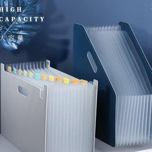 Desk organizer folder for a4 documents expanding file folder organizer budbet binder School Office accessories Bag for documents