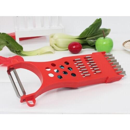 Plastic paring knife, vegetable cutter, planing knife, shredding and paring kitchen helper