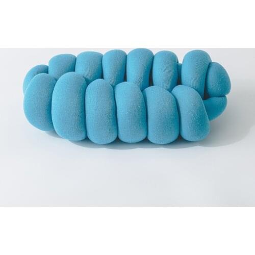 Nordic Bedroom Knot Bed Pillow Ball Design Chair Back Cushion Kids Birthday Present
