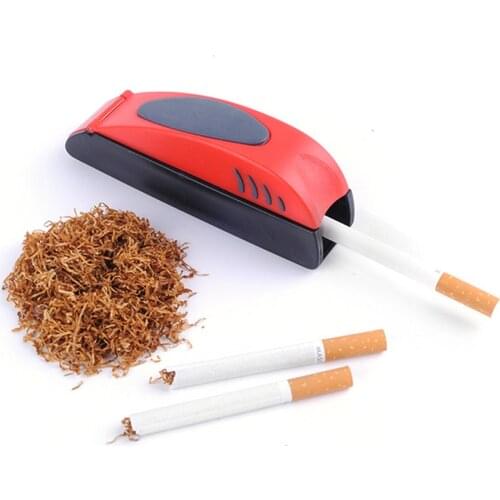 Portable Cigarette Rolling Machine Manual Mushing Tobacco Filling Single Tube For 80mm Injector DIY Making Cigarette Roller Tool