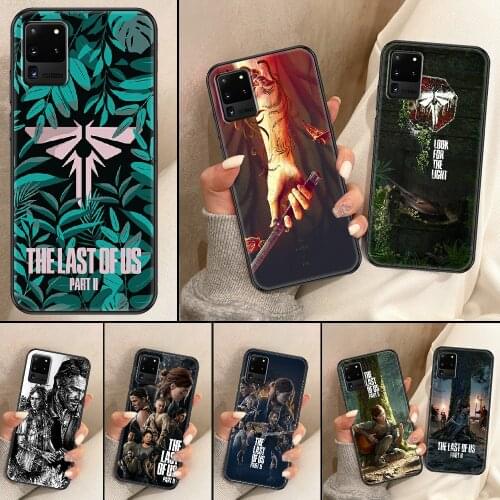 The Last Of Us Part 2 Phone case For Samsung Galaxy Note 4 8 9 10 20 S8 S9 S10 S10E S20 Plus UITRA Ultra black soft bumper