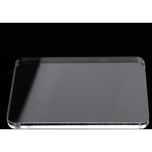 Clear Acrylic Blocks Rectangle Stamp Blocks for Scrapbooking Crafts 15x10cm