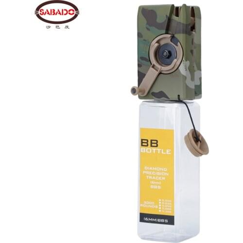 Quick Loader M4 BB 3000 Rounds Hand Crank Speedloader Large Storage Bottle Capacity BB Converter Paintball Hunting Accessories