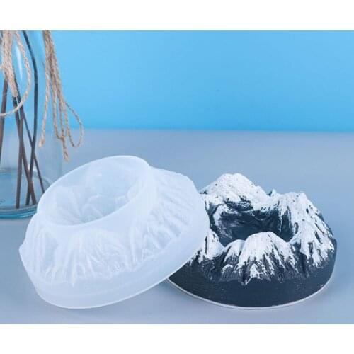 Ice Mountain Ashtray Silicone Mold Make Your Own DIY Home Decor Mold Resin Home Decoration Molds