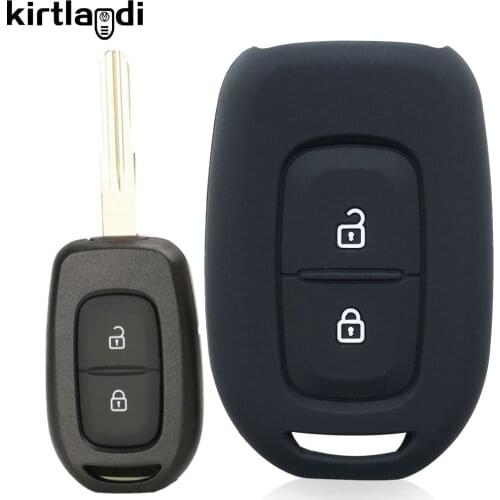 Kirtlandi 2 Button Silicone Remote Key Fob Case Cover for Renault Dacia Duster Sandero Stepway Laguna Scenic Master Logan 2020