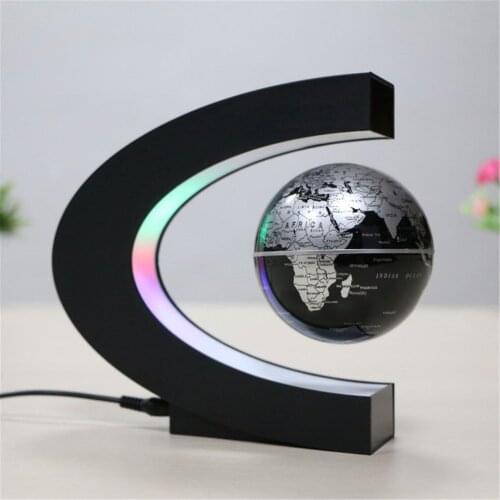 LED Magnetic Levitation Floating Globe World Map Home Decoration Electronic Antigravity Lamp Novelty Ball Light Birthday Gifts