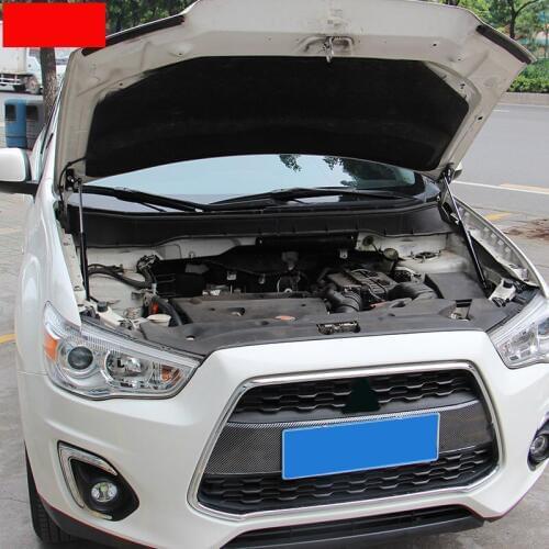 Car Styling Hood Cover Hydraulic Rod Gas Strut Telescopic Rod Engine Cover Lift Support For Mitsubishi ASX 2013 - 2019
