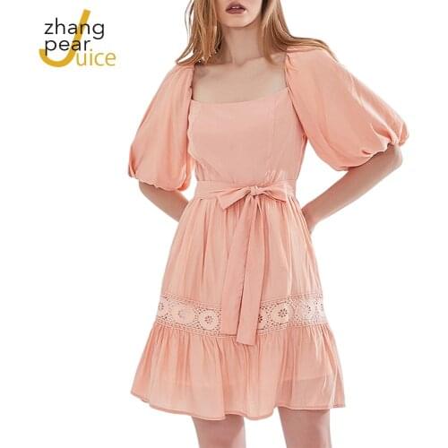Zhang Pear Juice Short Summer Dresses