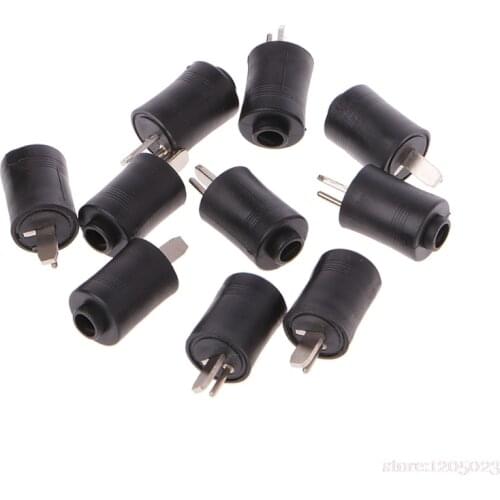 10 Pcs 2 Pin DIN Male Speaker Plug 2-Pin Plug Hifi Loudspeaker Solder Connectors #RW1209
