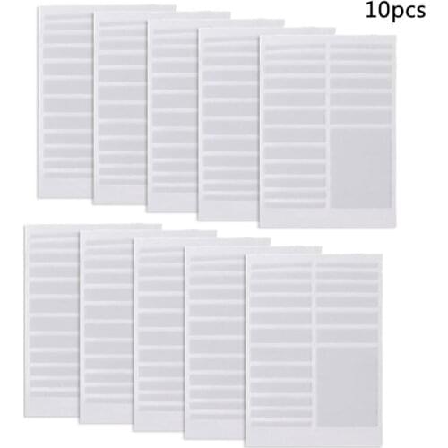 10Pack Invisible Ring Size Adjuster for Loose Rings 6 Size Rings Sizer Tightener F3MD