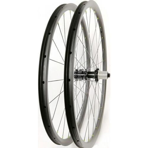 1160g BITRANZ 650B 27mm x 25mm MTB XC straight pull carbon lefty wheelset front 74mm rear 142mm thru 27.5er lefty hand wheels