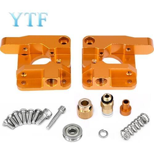 3D Printer Parts CR10 Full Metal Remote Extruder Upgrade Models MK8 1.75mm Supplies Gold