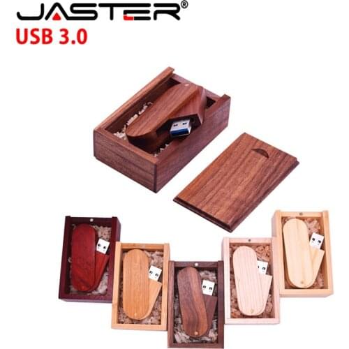 JASTER Rotating USB 3.0 Free Custom LOGOUSB Stick Flash Drive Wedding Gift 4GB 8GB 16GB 32GB 64GB 128GB Photography Flash Drive