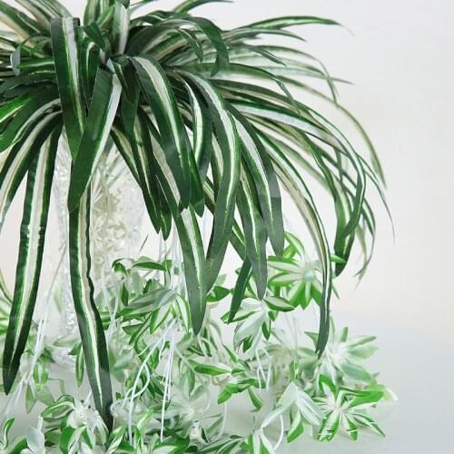 Artificial Fake Hanging Display Green Plant Leaves Home Decoration Ornament Sale