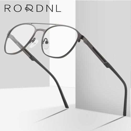 Round Myopia Optical Glasses Frame for Men Sport Style Prescription Eyeglasses Frame Male Ultralight Vintage Spectacles Frame