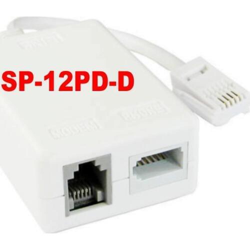 Lot of 10pcs ADSL/ADSL2+ Microfilter Internet Broadband Micro Filter Splitter With Cable Lead