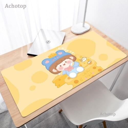 Cute Mouse Pad PC Gamer Computer Kawaii Mouse Pad Large Gaming Accessories Keyboard MousePads 900x400 Office Long Table Mat Desk