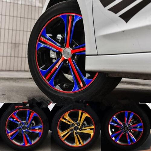 Plated Brightly 16 Inch Wheels /Rims Sticker For Hyundai Elantra BA041A