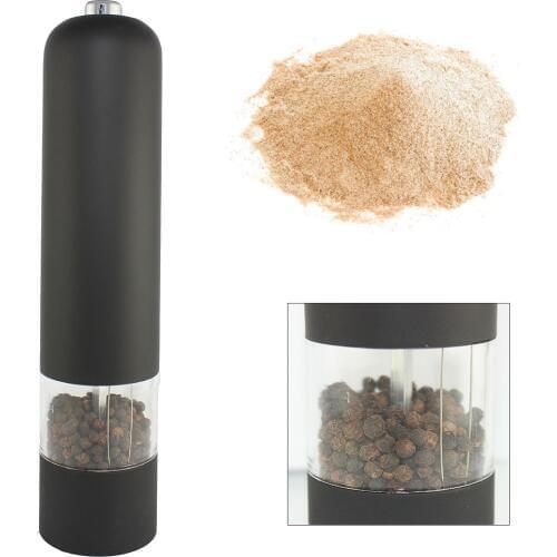 New Design Electric Salt Pepper Mill Spice Grinder Muller Kitchen Tool with LED Light for Milling Pepper/Corn/Mustard