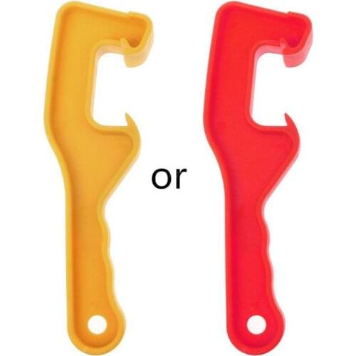 OOTDTY 1Pc High Quality ABS Plastic Bucket Pail Paint Barrel Lid Can Opener Opening Tool For Home Office Hand Tool