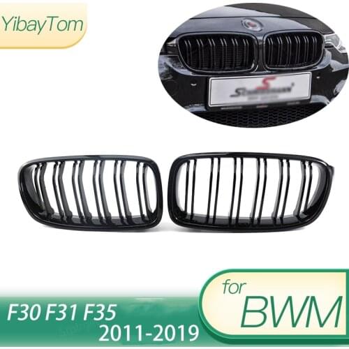 Front Bumper Kidney Grill Double Slat Racing Sport Grille for BMW 3 series F30 F31 F35 316i 318i 320i 2011-2019 Car Accessories