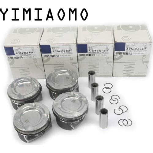 M274.910 1.6 Turbocharged 20MM Piston & Piston Rings Assembly For MERCEDES-BENZ W204 W205 A205 C204 C205 S204 S205 A2740301017
