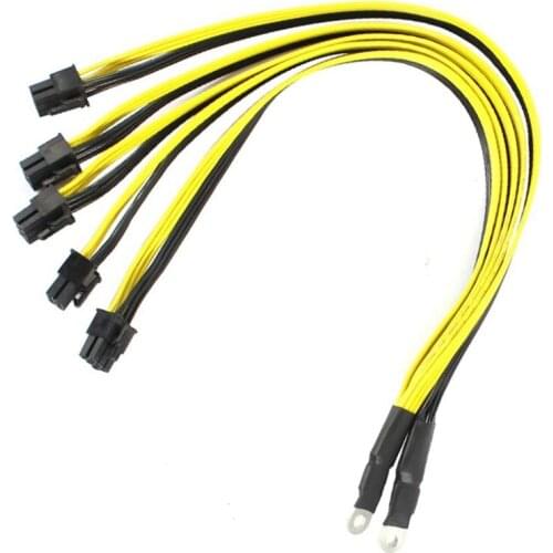 S7 S9 to 5X PCI-E PCIe 6Pin GPU Graphics Card Splitter Power Cable for BTC Miner Bitcoin Litecoin S11 T9+X10 L3+A3 A841