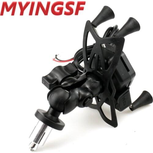 Phone Holder USB Charger for KAWASAKI Z900 Z650 Z1000 Z800 Z750 Z300 Z250 Z125 W800 SE Motorcycle GPS Navigation Bracket