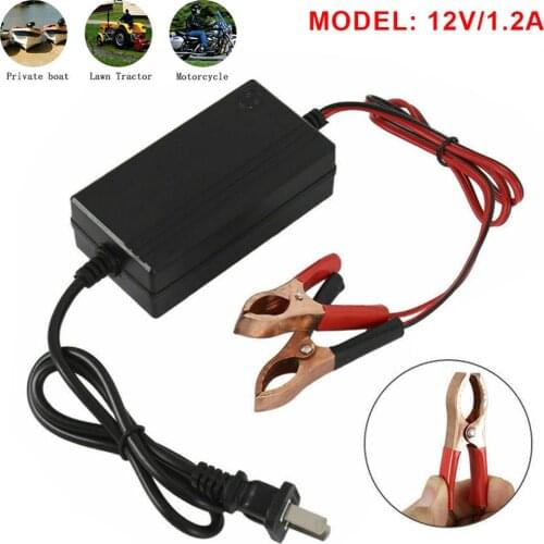 Car Battery Maintainer Charger Tender 12V Portable Auto Trickle Boat Motorcycle Automatic Car Battery Charger
