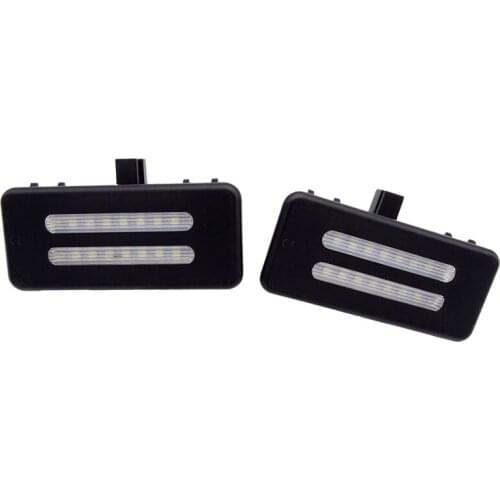 1 Pair Car Vanity Front Mirror Light for BMW E71 X6 E70 X5 F25 X3 Auto 1210 SMD LED Mirror Lamp Car LED Interior Lighting Parts