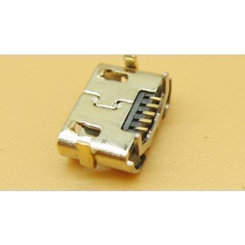 100pcs Mini Micro USB DC Charging Socket Port Connector power dock plug for Alcatel Pixi 4 One Touch OT-4034