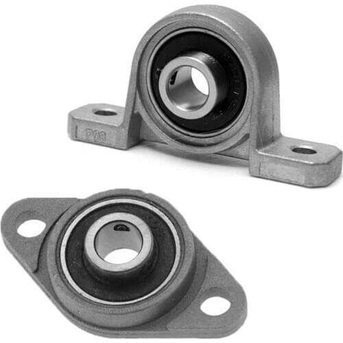 2pcs KFL08 KP08 KFL000 KP000 KFL001 KP001 Bearing Shaft Support Spherical Roller Zinc Alloy Mounted Bearing Pillow Block Housing
