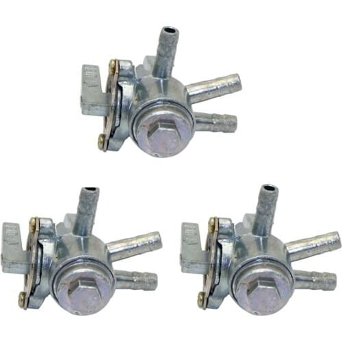3pcs Great 3 Way Fuel Petcock Valve Switch for Motorcycle Dirt Bike ATV