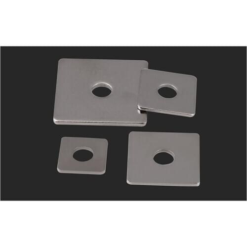 304 stainless steel square gasket square washer M3 M4 M5 M6 M8 M10 M12 M14 M16 curtain wall with square pad