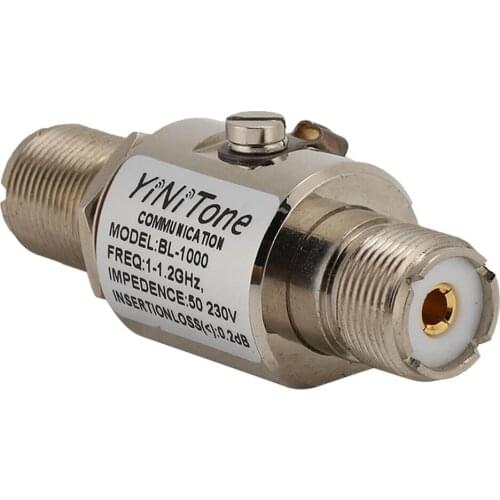BL-1000 1~1.2GHz 400W(PEP) 50Ohm coaxial surge Lighting protector UHF Female to UHF Female antenna lightning arrester