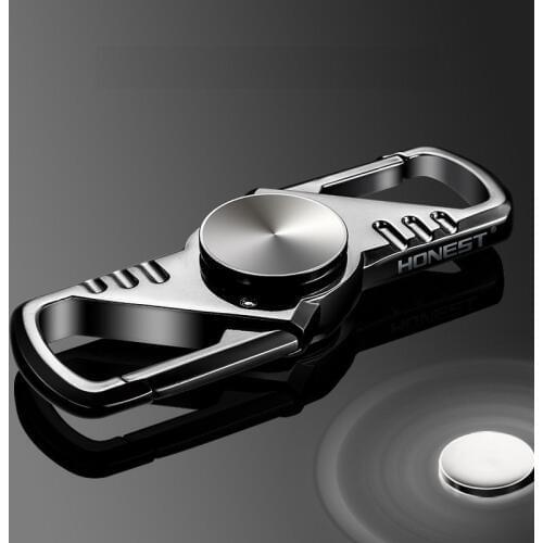 Finger spinner keychain key ring handspinner key chain key holder creative waist hanging keyfob chaveiro llaveros hombre