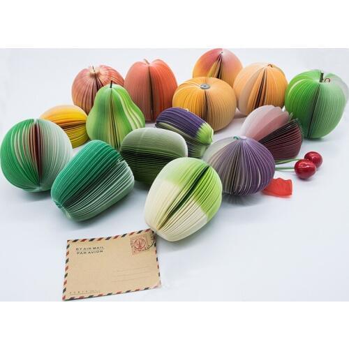 1pcs fruit note apple note paper South Korea novelty cute idea stationery note
