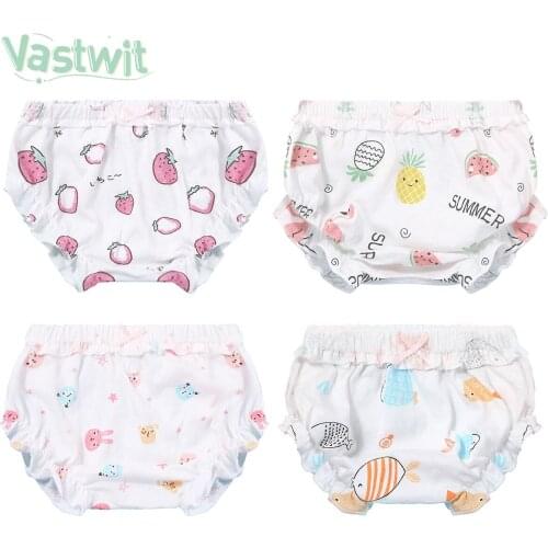 Kids 100% Cotton Girls Briefs Baby Bow Lace Underwear Kids Briefs Shorts Panties Childrens Clothes 1-4Y Baby Panties Underpants
