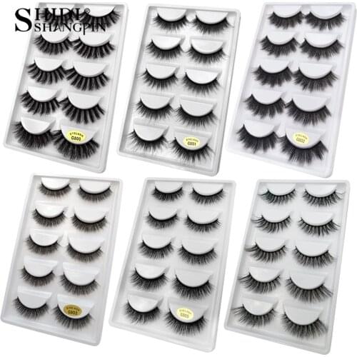 Hot Sale 10 Boxes 3D Mink Lashes Wholesale Natural Long False Eyelashes Fake Lashes Bulk Makeup Kit Mink Lashes Extension Tool