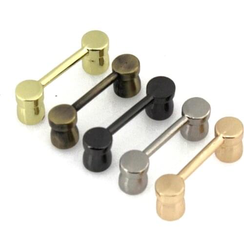 2pcs Zinc Alloy Fashion Bag Arch Bridge Handbag Side New Style Buckle Clips for DIY Bags Belts Strap Leather Crafts Hardware