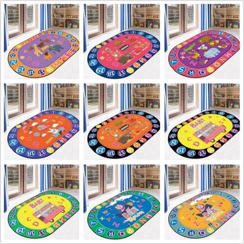 Cartoon Kids 3D Printed Carpets For Living Room Bedroom Home Decor Carpet Baby Crawl Child Gift Area Play Soft Children Mat Rug